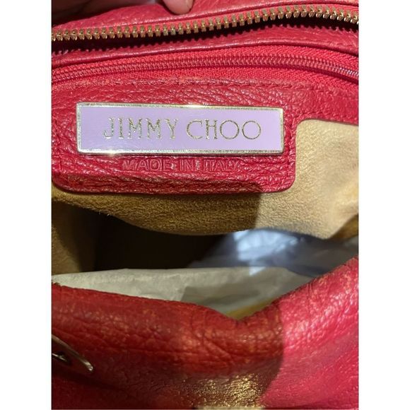 Vintage Jimmy Choo Red Bag - Picture 6 of 8